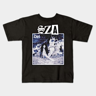 SZA - CTRL - Vintage VHS Style Kids T-Shirt